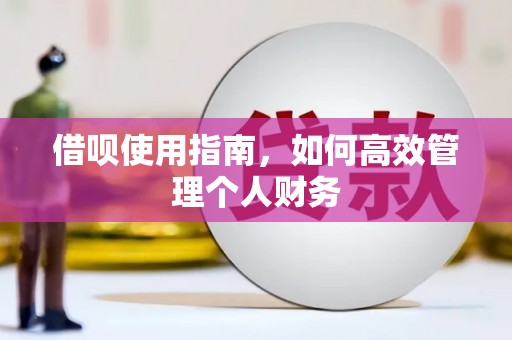 黟县借呗使用指南，如何高效管理个人财务