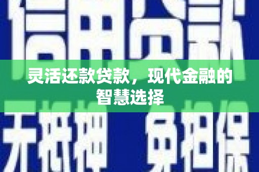 黟县灵活还款贷款，现代金融的智慧选择