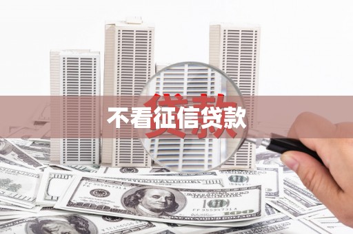 黟县不看征信贷款