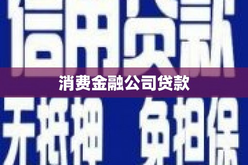 黟县消费金融公司贷款