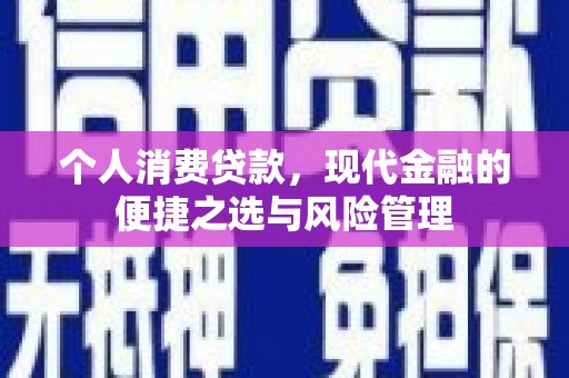 黟县个人消费贷款，现代金融的便捷之选与风险管理