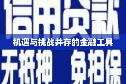 黟县机遇与挑战并存的金融工具