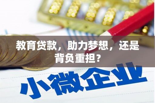 黟县教育贷款，助力梦想，还是背负重担？