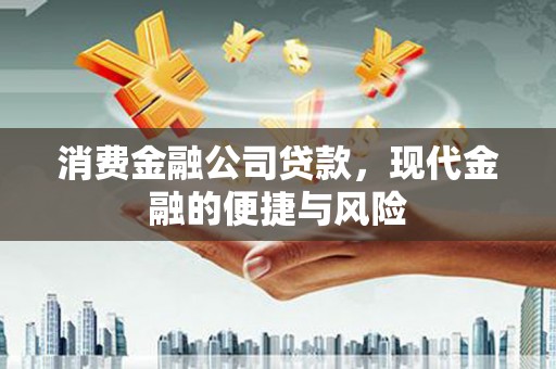 黟县消费金融公司贷款，现代金融的便捷与风险