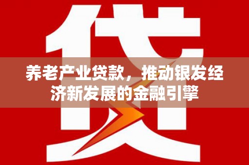 黟县养老产业贷款，推动银发经济新发展的金融引擎